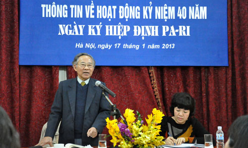 สำนึกในคุณูปการของเพื่อนมิตรต่างประเทศในโอกาสครบรอบ ๔๐ ปีการลงนามข้อตกลงปารีส